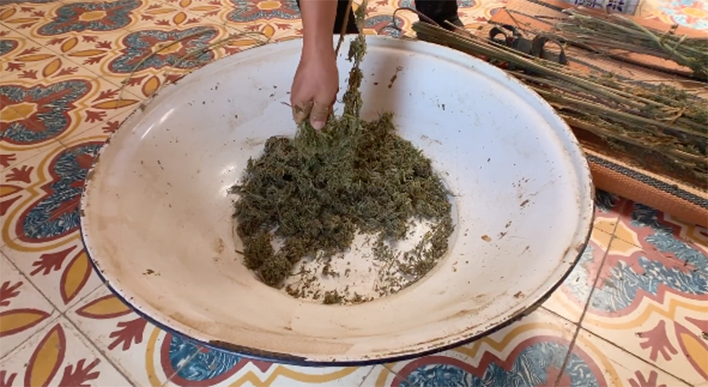 Traditional Moroccan Hash Making