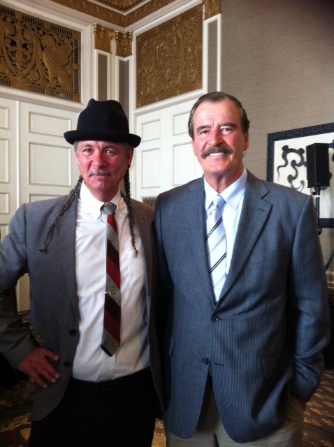Steve DeAngelo with President Vincente Fox